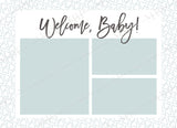 Welcome Baby Boy Announcement Template