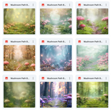 Ultimate Mushroom Path Background Bundle