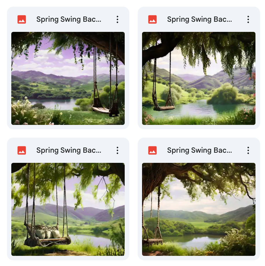 Spring Swing Background Bundle – Meg Bitton Productions