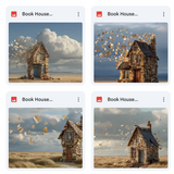 Book House Background Bundle