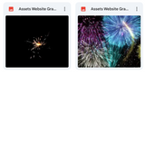 Magical Moving Fireworks Overlays