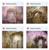Wisteria Garden Background Bundle