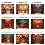 Ultimate Indoor Circus Background Bundle