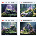 Fairy Stone Background Bundle