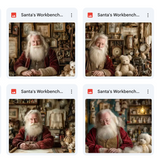 Santa's Workbench Background Bundle