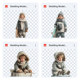 Magical Sledding Model Overlays