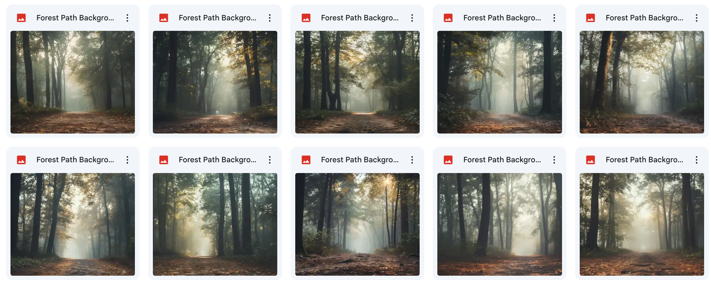 Big Forest Path Background Bundle - Meg Bitton Productions