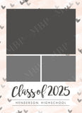 Charcoal & Peach Senior Template