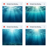Simple Sea Background Bundle