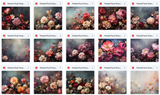 Grand Painted Floral Textures Bundle - Meg Bitton Productions