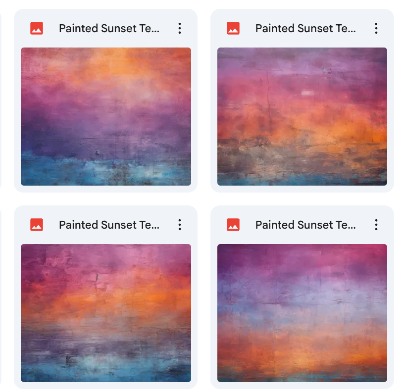 Magical Painted Sunset Textures – Meg Bitton Productions