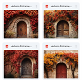 Autumn Entrance Background Bundle
