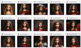 Valentine's Fine Art Portrait Asset Pack - Meg Bitton Productions