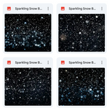 Magical Sparkle Snow Bokeh Overlays