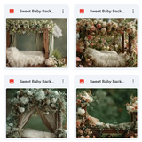 Sweet Baby Newborn Background Bundle