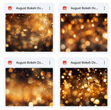 Magical August Bokeh Overlays