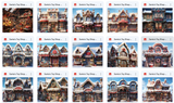 Ultimate Santa's Toy Shop Background Bundle - Meg Bitton Productions