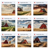 Ultimate Big Red Barn Background Bundle