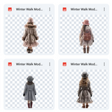 Magical Winter Walk Model Overlays