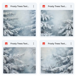 Magical Frosty Trees Textures