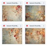 Magical Autumn Floral Wallpaper Textures