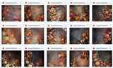 Ultimate Autumn Floral Background Bundle - Meg Bitton Productions