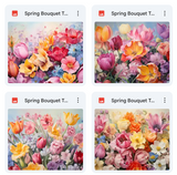 Magical Spring Bouquet Textures