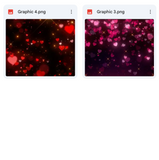 Magical Moving Valentine's Bokeh Overlays
