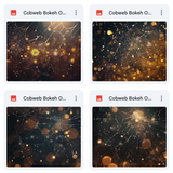 Magical Cobweb Bokeh Overlays