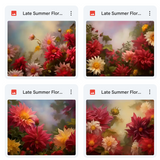 Magical Late Summer Floral Textures