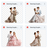 Magical Dancing Couple Model Overlays