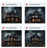 Eerie Mansion Background Bundle