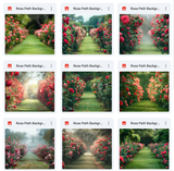 Ultimate Rose Path Background Bundle