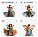 Magical Fairy Princess Model Overlays