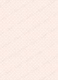 Girl Peach Dots Announcement Template