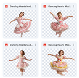 Magical Dancing Hearts Model Overlays
