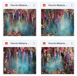 Fine Art Wisteria Background Bundle