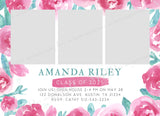 Watercolor Roses Senior Template