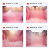 Pink Dream Studio Background Bundle
