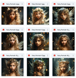 Fine Art Fairy. Background & Portrait Asset Pack