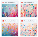 Magical Fine Art Confetti Textures