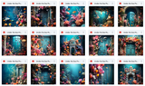 Ultimate Under the Sea Portrait Background Bundle