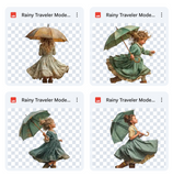Magical Rainy Traveler Model Overlays