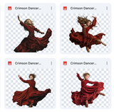 Magical Crimson Dancer Model Overlays