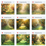 Ultimate Orange Grove Background Bundle