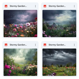Stormy Garden Background Bundle
