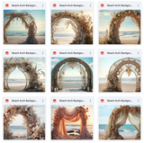 Ultimate Beach Arch Background Bundle