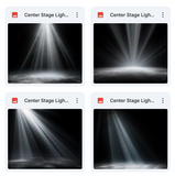 Magical Center Stage Light Overlays