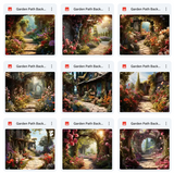 Ultimate Garden Path Background Bundle