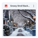 Snowy Stroll Background Bundle